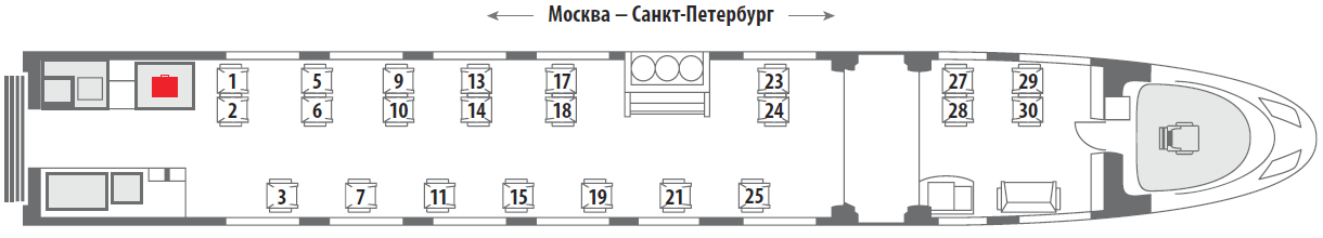 Поезд 102я москва ярославль расположение мест схема